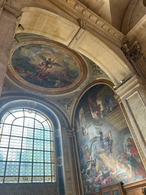 In Paris: Saint Michael Vanquishing the Demon in Church of Saint Sulpice