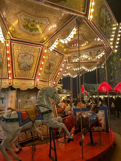 Christmas market in the Tuileries Garden in Paris 