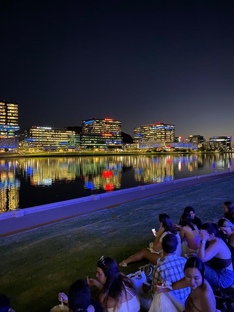 Tempe Town Lake near ASU (photo: AJ Aldaker)