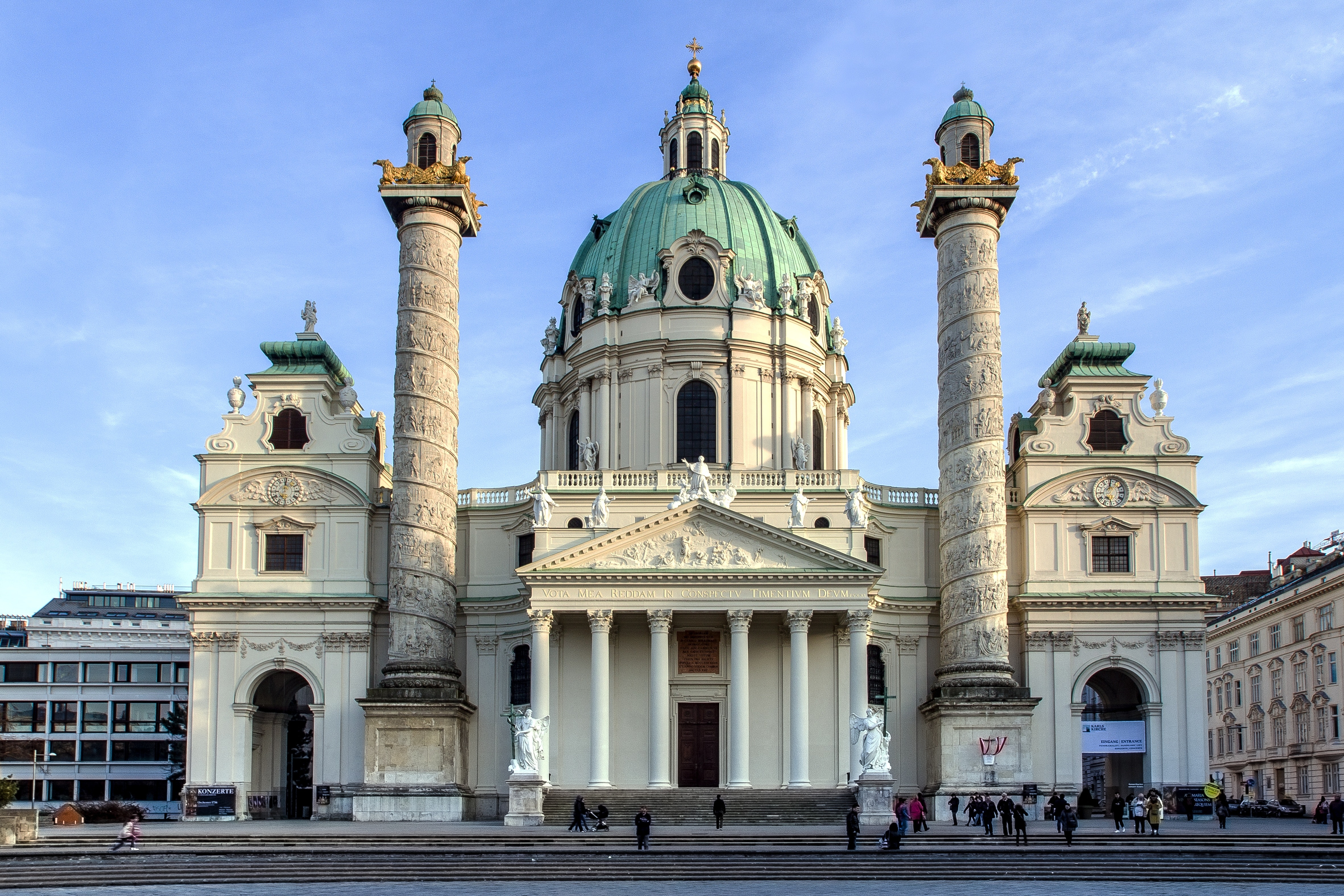 Pic of St. Charles Church in Vienna