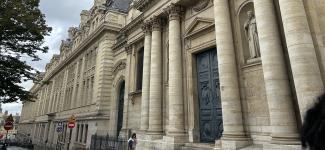 West facade of the Chapelle de la Sorbonne during orientation week we were exploring the history in Paris (photo: Saibrielle Bonner)