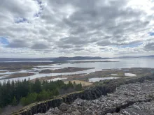 View from Thingvellir National Park (Iceland), taken by Nicole Tam