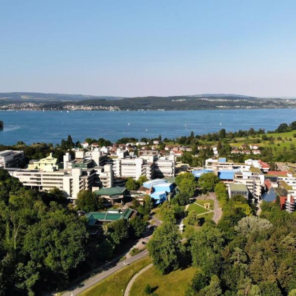 Aerial image of the University of Konstanz