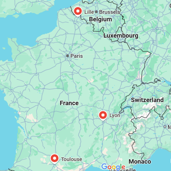 France Agro3 on a map